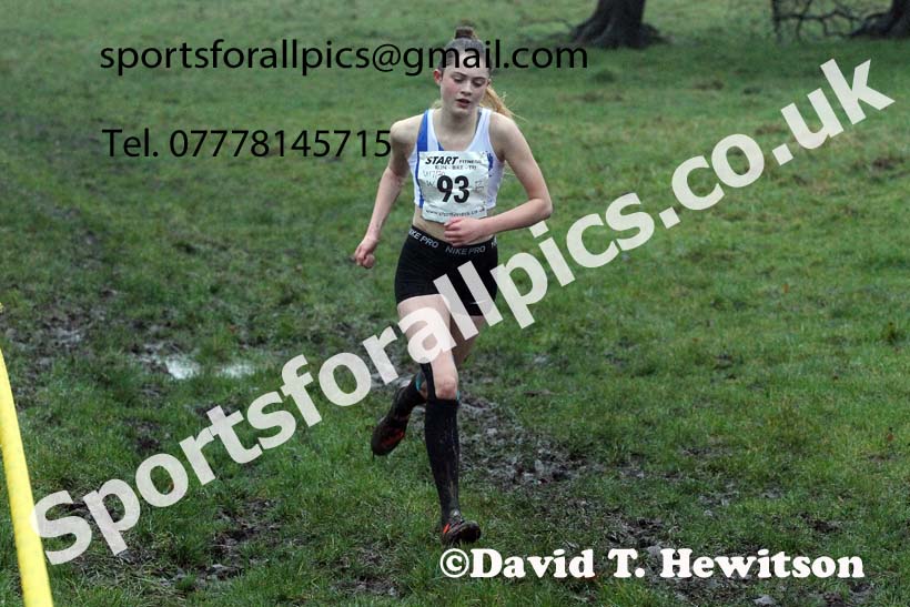 Womens under-17s and under-20s, NECAA Junior Cross Country Relays, Thornley Farm, Peterlee, Saturday, December 12th. Photo: David T. Hewitson/Sports for All Pics